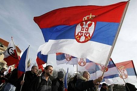 Na Palackého náměstí v Praze se konala dne 23. února 2008 demonstrace příznivců extremistické organizace Autonomní nacionalisté Střední Čechy proti uznání samostatného Kosova. 