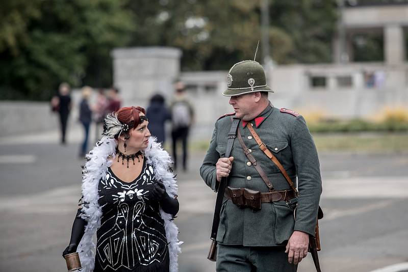 Prvorepublikový den 2. září 2018 na pražském Vítkově.