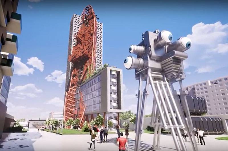 Nejvyšší budovu v Česku s názvem Top Tower (na vizualizaci) chce postavit developerská společnost Trigema v Nových Butovicích v Praze.