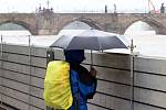 Povodně v Praze v pondělí 3. června. 