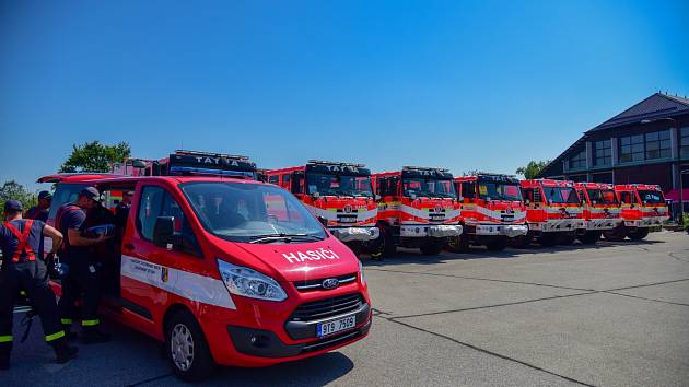 Cesta hasičů a záchranářů na pomoc do Řecka.