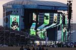 Atmosféra kolem areálu v pražských Letňanech, kde vystoupil britský hudebník Ed Sheeran.