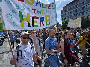 Pochod za legalizaci konopí Million Marihuana March