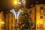 Vánoční strom - Mariánské náměstí.