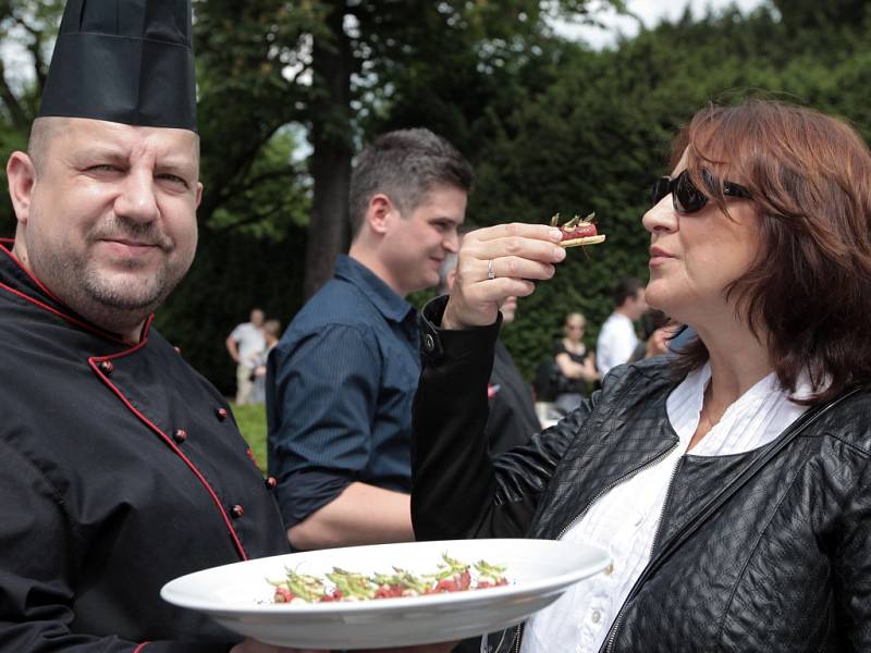 Ze zahájení Prague Food Festivalu 2015.