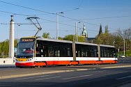 Klimatizovaná tramvaje v Praze, ilustrační foto.