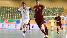 Češí akademici podlehli v semifinále MS ve futsalu Rusku 1:5, 9. července 2016.