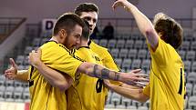 Sestřih branek II. čtvrtfinále play off CHANCE futsal ligy: AC Sparta Praha - Nejzbach Vysoké Mýto 1:3, 19. dubna 2016.