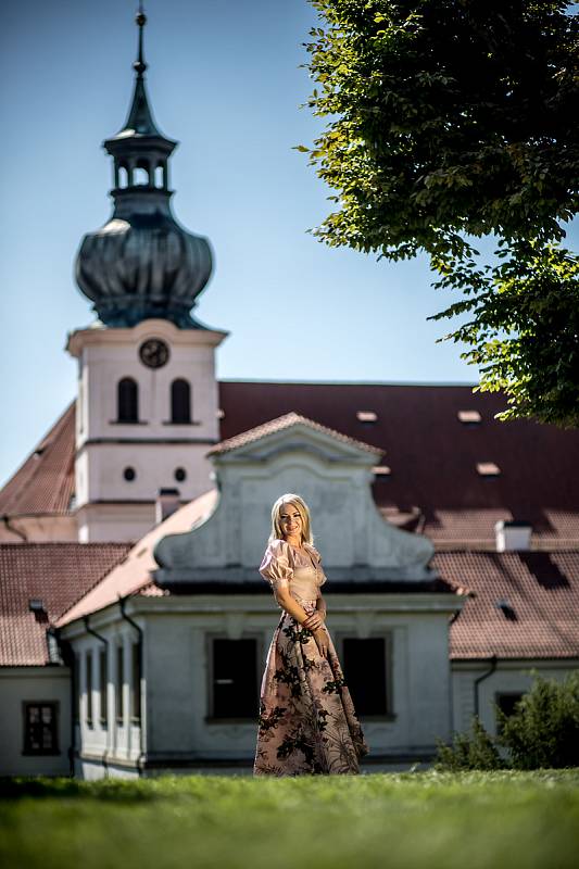 Sopranistka Lenka Graf při focení pro Deník 29. srpna v Praze.