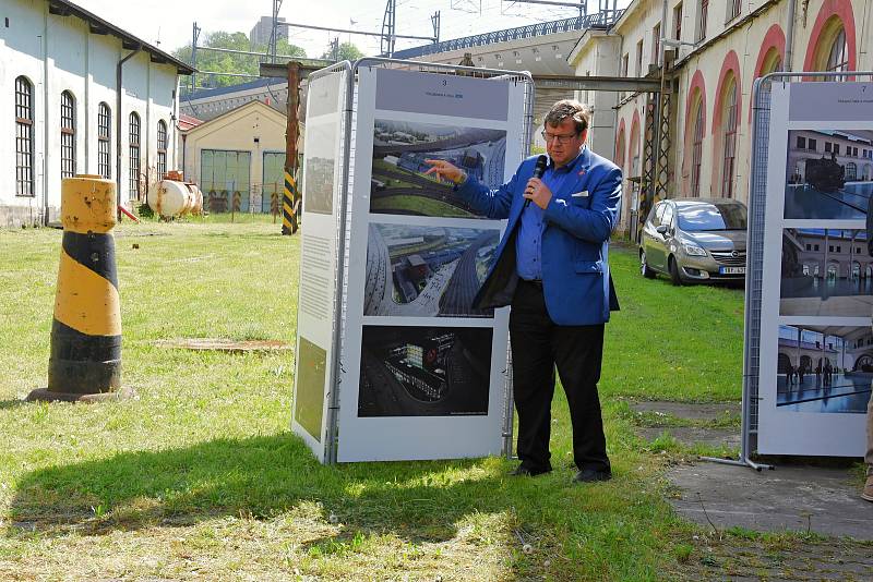 Areál bývalého depa u Masarykova nádraží v centru Prahy, kde se Národní technické muzeum chystá vybudovat Muzeum železnice a elektrotechniky NTM.