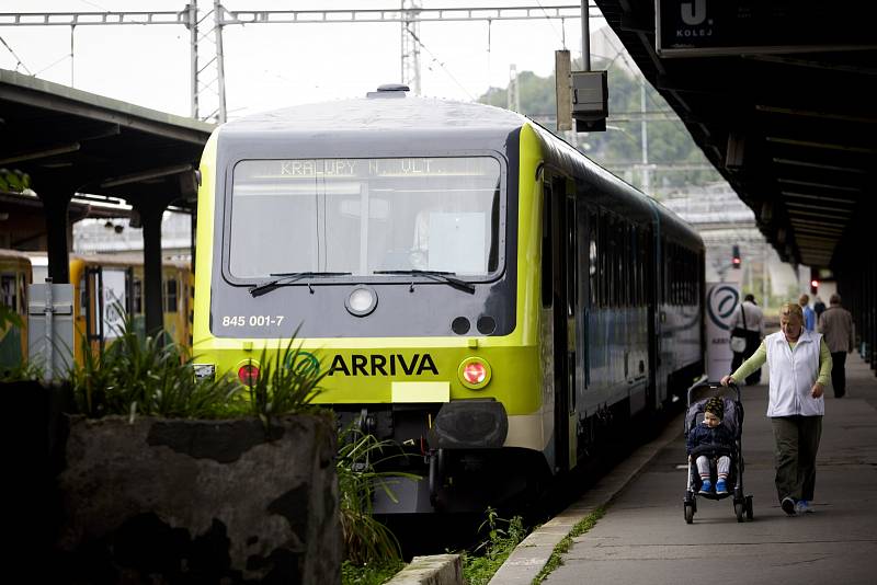 Společnost Arriva vlaky zahájila 23. září zkušební provoz na trase Praha-Masarykovo nádraží – Kralupy nad Vltavou