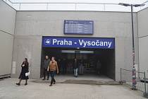 V železniční stanici Vysočany v Praze 9.