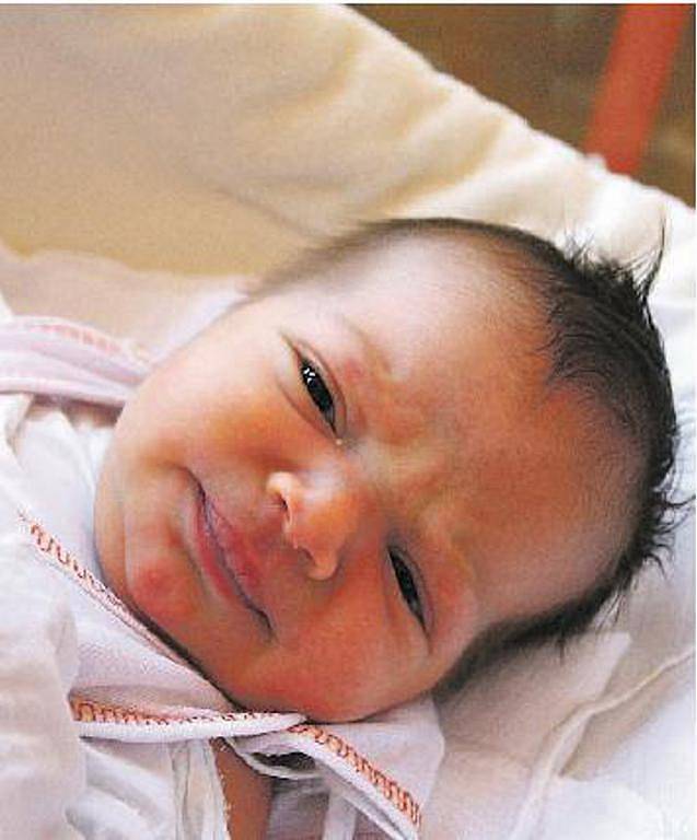 Michaela Erbanová 26.6.2010, 51 cm, 3800g Nemocnice Na Bulovce