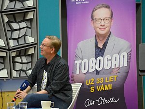  Talk show Tobagan s Alešem Cibulkou a jeho hosty.