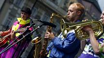 Dánská skupina Magnus fra Gaarden zahájila 12. července 2009 na Staroměstkém náměstí v Praze sérii koncertů v rámci Bohemia jazz festivalu.