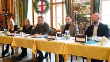 Tisková konference společnosti Taiko k zahájení vánočních trhů v Praze.