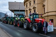 Demonstrace zemědělců před ministerstvem zemědělství a blokáda pražské magistrály.