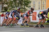 V neděli se v Praze koná závod elitních inlinebruslařů.