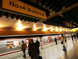 Stanice metra Nové Butovice v Praze. Ilustrační foto.