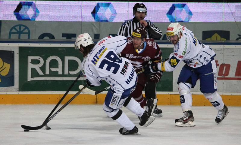 45. kolo hokejové Tipsport extraligy: HC Sparta Praha - HC Kometa Brno 2:3 (0:1, 0:1, 2:1).