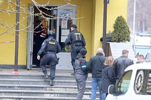 Útok mačetou na učitele na Středním odborném učilišti v ulici Ohradní.