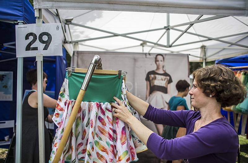 Dyzajn market festival probíhal 1. srpna na pražském Střeleckém ostrově.