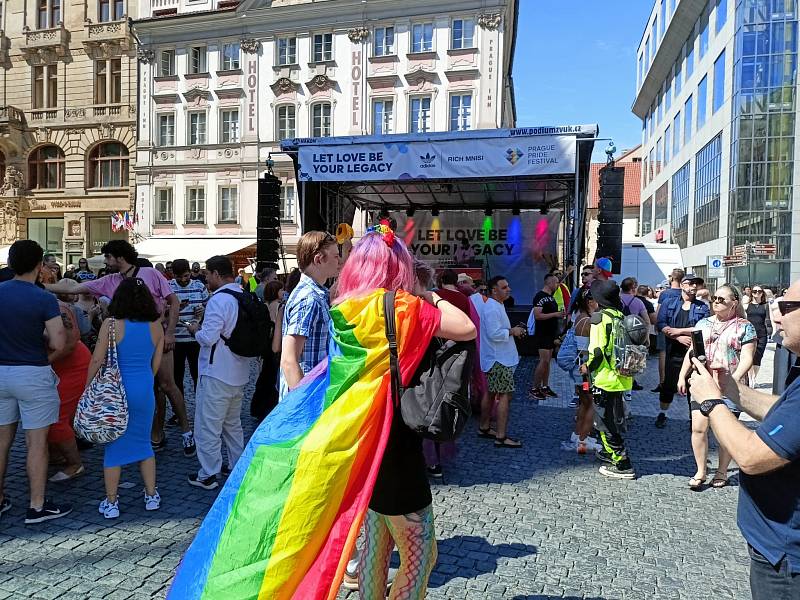 Pochod Prague Pride 2023.