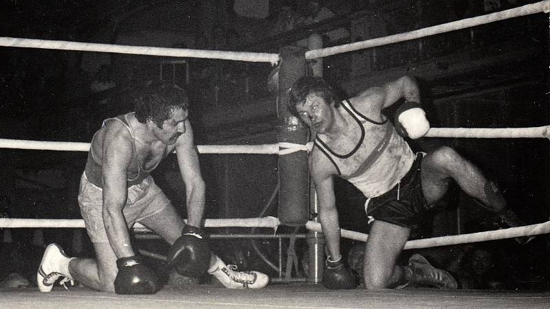 Rostislav Osiüka na ligovém utkání v roce 1981.