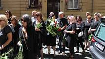 Pohřeb Věslava Michalika v Praze.