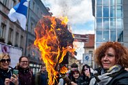 Protest proti ruskému prezidentovi Vladimirovi Putinovi a volbám v Rusku, 17. 3. 2024