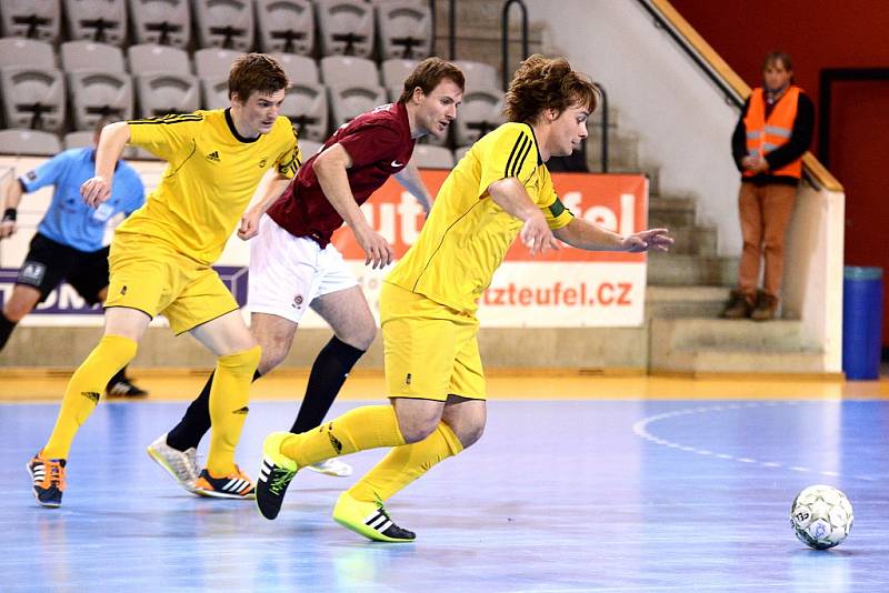 IV. zápas čtvrtfinále play off Chance futsal ligy: AC Sparta Praha - Nejzbach Vysoké Mýto 3:2 (2:1), 26. dubna 2016.