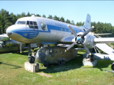 Letoun typu Il-14 v jedné z verzí je exponátem Air Parku ve Zruči u Plzně.