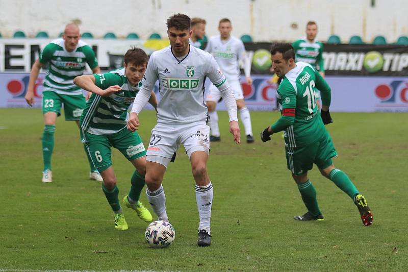 Fotbalisté Bohemians v Ďolíčku porazili Karvinou 2:0.