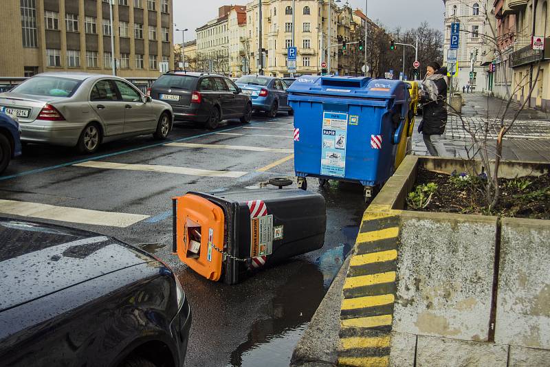 Následky silného větru 17. února 2022 v Praze a okolí.