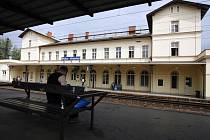 Vlakové nádraží Praha - Vršovice.