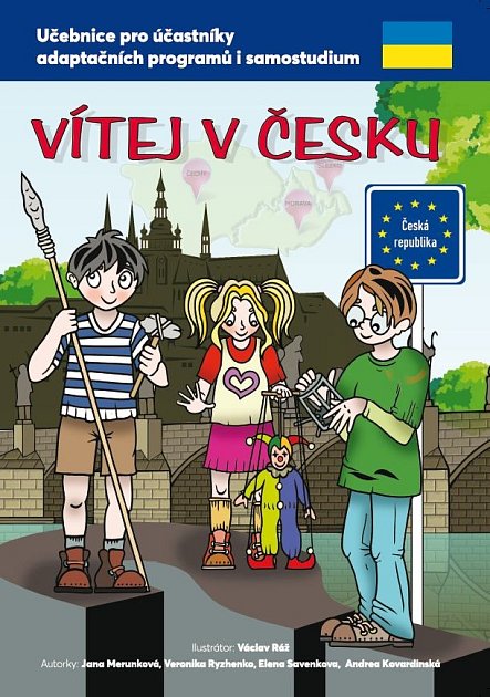 Titulní strana knihy pro účastníky adaptačního programu Vítej v Česku.