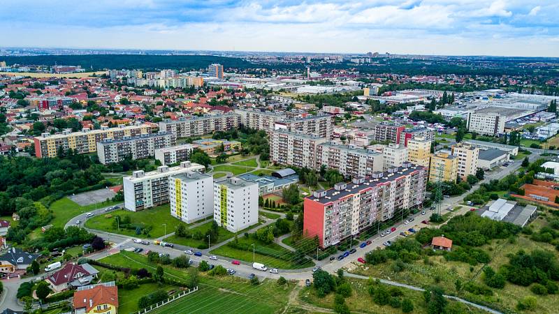 Sídliště Písnice čeká dostavba. Architektonického studio Pavla Hniličky v urbanistické studii má i okolí budoucí stanice metra linky D.