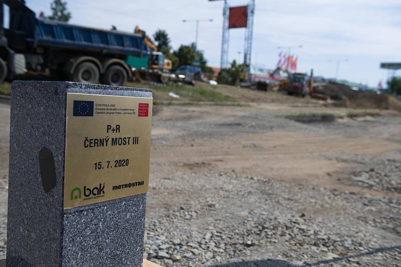 Zahájení stavby parkovacího domu P+R Černý Most III.