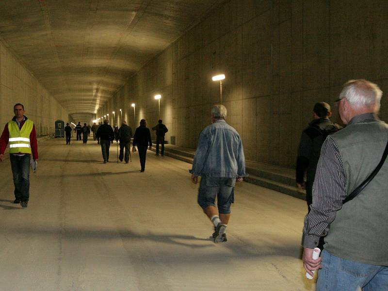 Den otevřených dveří tunelového komplexu Blanka