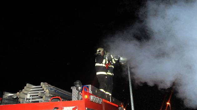 Požár lampy. 