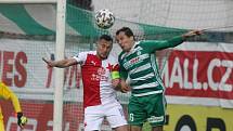 Utkání fotbalové FORTUNA:LIGY mezi Bohemians 1905 a Slavií Praha skončilo 0:0.