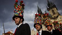 Masopustní průvod oslav Carnevale prošel 22. února centrem Prahy.
