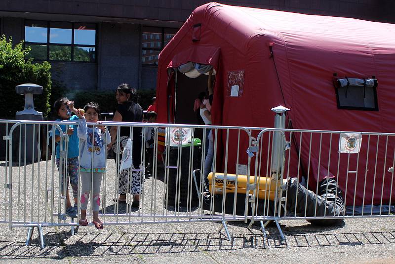 Poslední den fungování centra pro ukrajinské uprchlíky ve Vysočanech. Praha ho uzavře se v noci na čtvrtek.