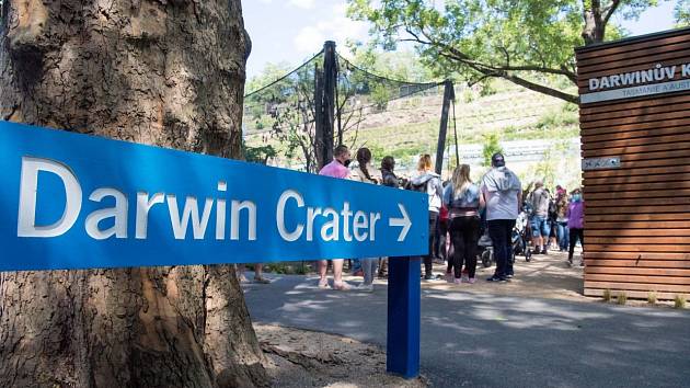 Zoo Praha otevřela Darwinův kráter.
