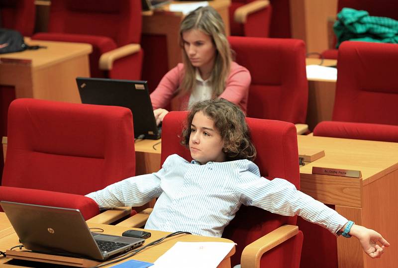 Olympiáda lidských práv 2013 - finálové kolo v prostorách Magistrátu hlavního města Prahy.