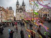 Velikonoční trhy na pražském Staroměstském náměstí 13. března