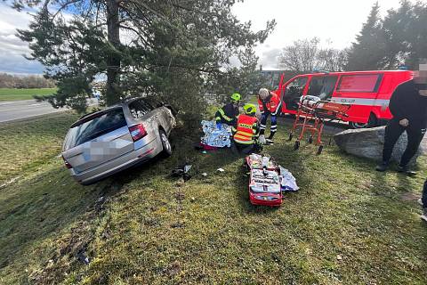 Dopravní nehoda na Praze-východ 25. března 2023.