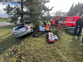 Dopravní nehoda na Praze-východ 25. března 2023.