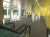 Tak by měl vypadat vestibul metra Národní po dokončení Copa Centra.