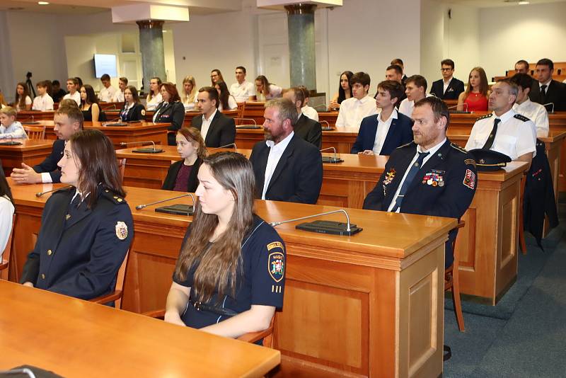 Reprezentanti Středočeského kraje byli oceněni za úspěchy v požárním sportu.